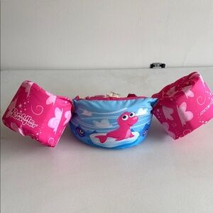 🏁 Kids floatation device - Pink and Blue size 30-50 pounds